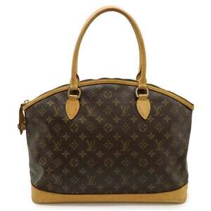 LOUIS VUITTON Brown Monogram Lockit Shoulder Bag
